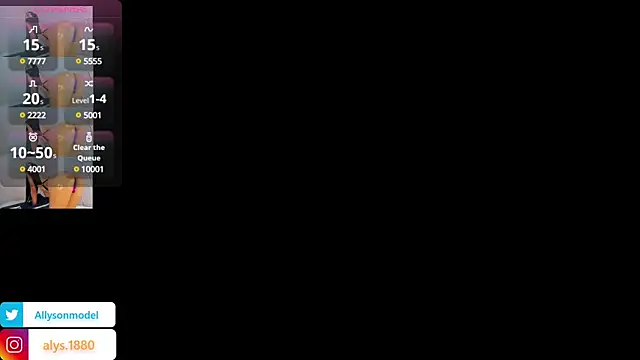 alysson 18 online show from February 14, 1:18 pm