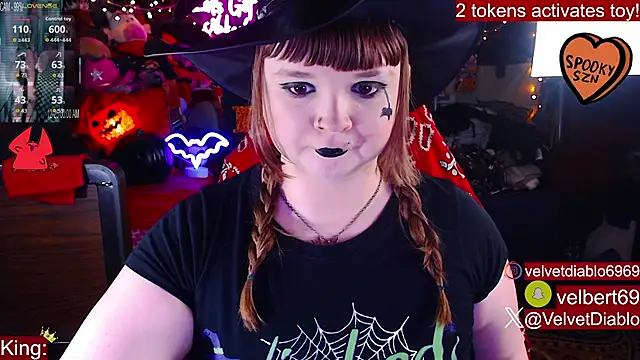 VelvetDiablo online show from October 14, 12:22 am