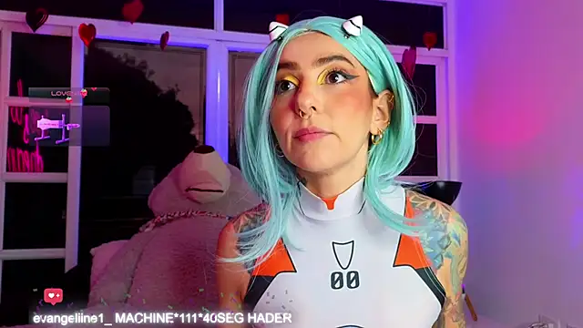 Snapshot of Evangelyne_1 chatting on February 14, 3:47 pm Evangelyne 1 online show from February 14, 3:47 pm