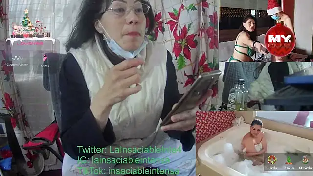 LaInsaciableIntensa online show from January 6, 2:25 pm