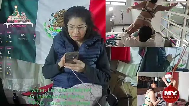 LaInsaciableIntensa online show from January 21, 1:54 pm