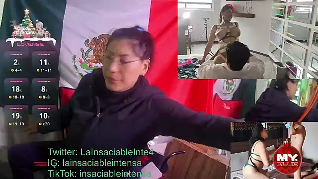LaInsaciableIntensa online show from January 21, 10:41 pm