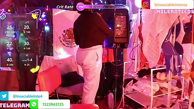 LaInsaciableIntensa online show from March 1, 1:29 am