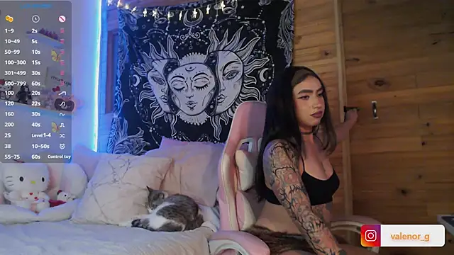 Snapshot of valenor_ chatting on February 15, 6:33 am valenor online show from February 15, 6:33 am