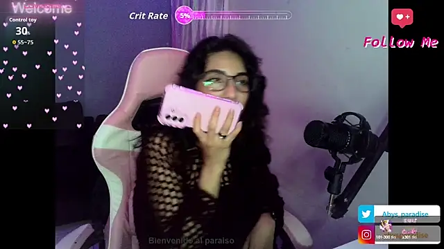 Snapshot of Abysparadise chatting on September 16, 4:24 am Abysparadise online show from September 16, 4:24 am