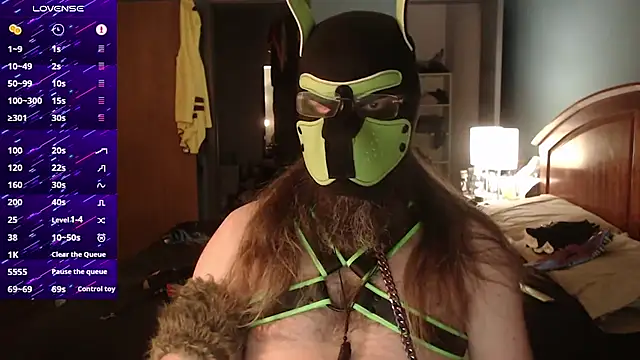 kinkywolf429 online show from October 12, 6:45 am