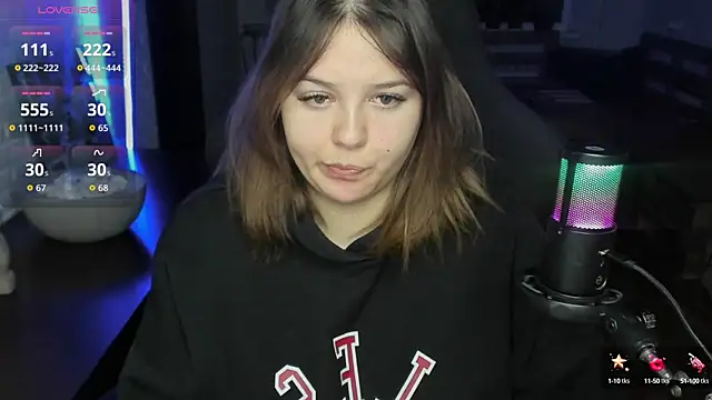 Snapshot of XNirvanaX chatting on October 1, 3:12 am XNirvanaX online show from October 1, 3:12 am