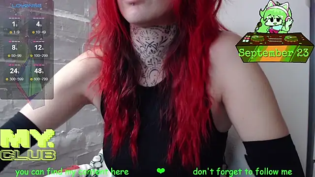 Snapshot of Witch_Emma chatting on September 23, 5:43 am Witch Emma online show from September 23, 5:43 am