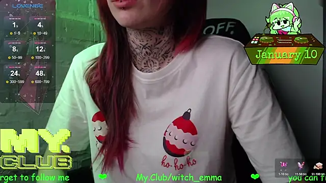 Witch Emma online show from January 10, 9:11 am