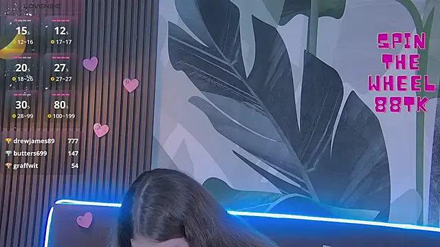 RubyValen online show from February 12, 7:13 am