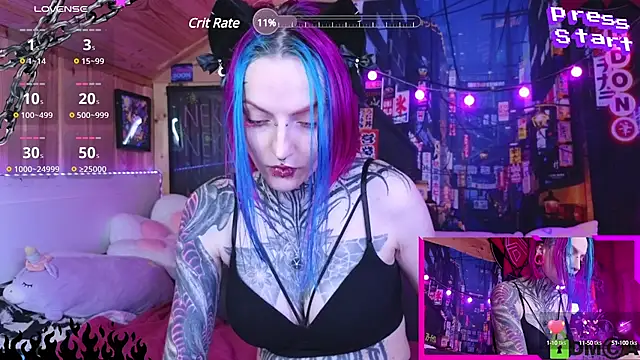 Snapshot of NekoCyber chatting on March 9, 5:00 am NekoCyber online show from March 9, 5:00 am