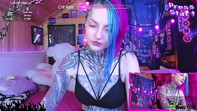 Snapshot of NekoCyber chatting on March 17, 5:34 am NekoCyber online show from March 17, 5:34 am