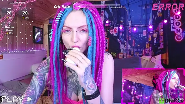 Snapshot of NekoCyber chatting on September 25, 5:00 am NekoCyber online show from September 25, 5:00 am