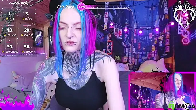 Snapshot of NekoCyber chatting on November 8, 4:56 am NekoCyber online show from November 8, 4:56 am