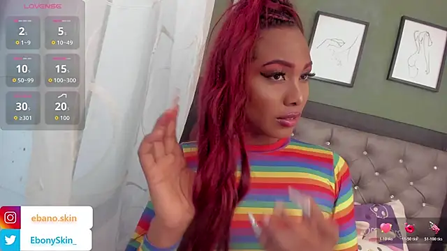 EbonySkin online show from January 9, 9:05 pm