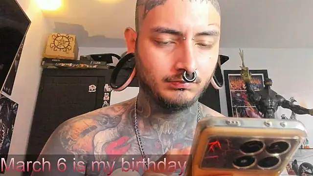 DEATHINK666XX online show from March 3, 4:03 pm