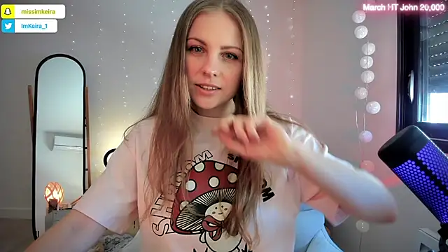 ImKeira online show from March 30, 10:05 am