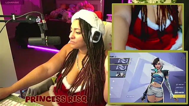 PrincessRisq online show from December 13, 1:26 am