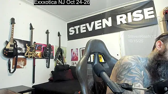 StevenRiseNYC online show from October 15, 1:00 pm