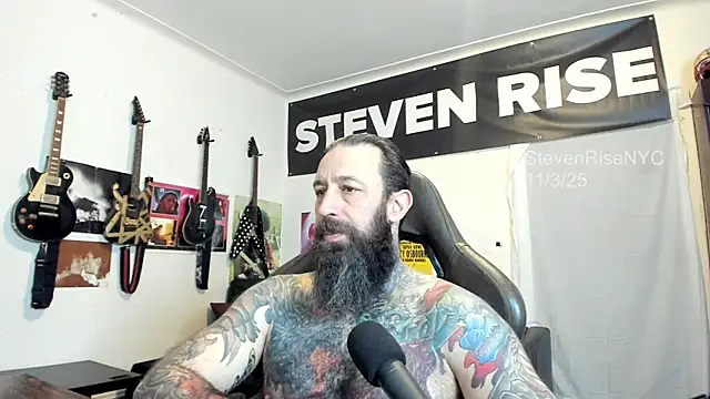 StevenRiseNYC online show from November 3, 1:23 pm