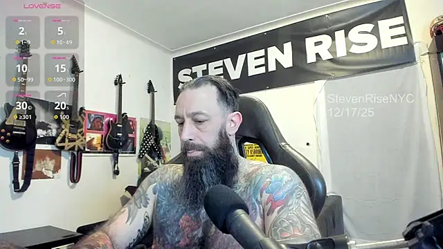 StevenRiseNYC online show from December 17, 1:17 pm