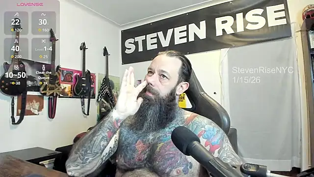 StevenRiseNYC online show from January 15, 4:11 pm