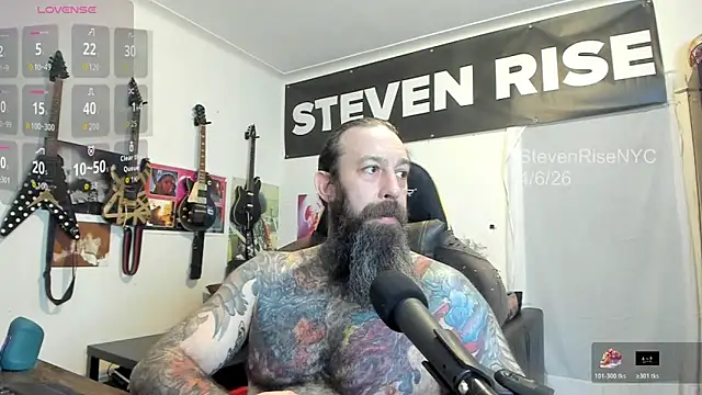 StevenRiseNYC online show from April 6, 11:55 am